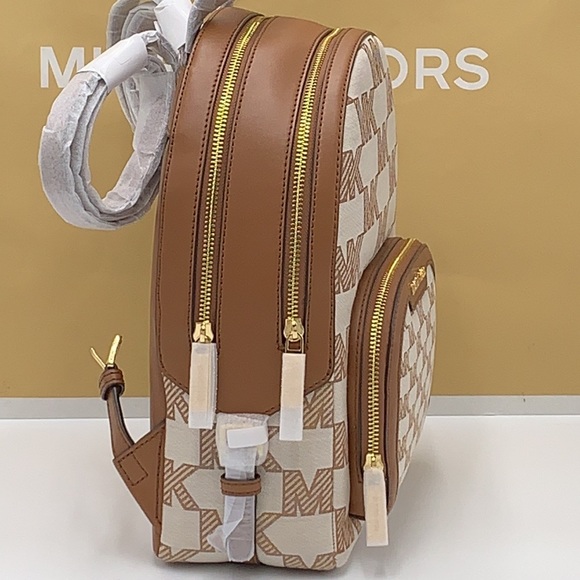 MICHAEL KORS Jaycee Medium Logo Jacquard Backpack Luggage color - Picture 8 of 16